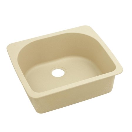 Quartz Classic 25 X 22 X 8-1/2 Single Bowl Top Mount Sink Sand